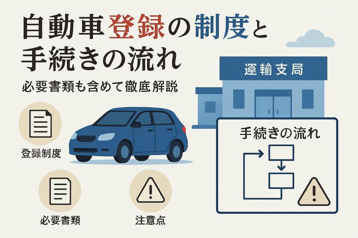 自動車登録とは何か制度や手続きの流れと必要書類を徹底解説