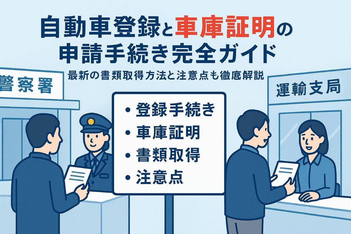 自動車登録と車庫証明の申請手続き完全ガイド最新の書類取得方法と注意点も徹底解説