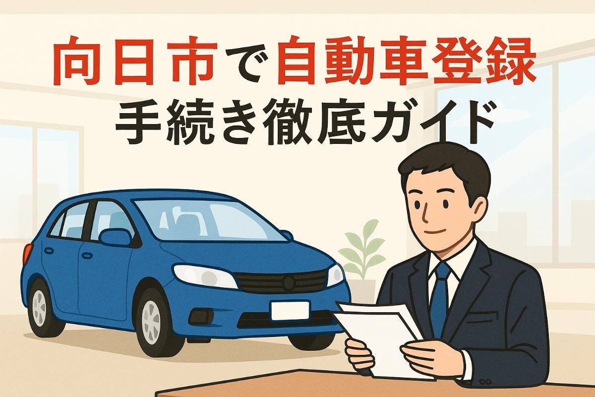 向日市で自動車登録の手続き徹底ガイドと必要書類一覧・名義変更も解説