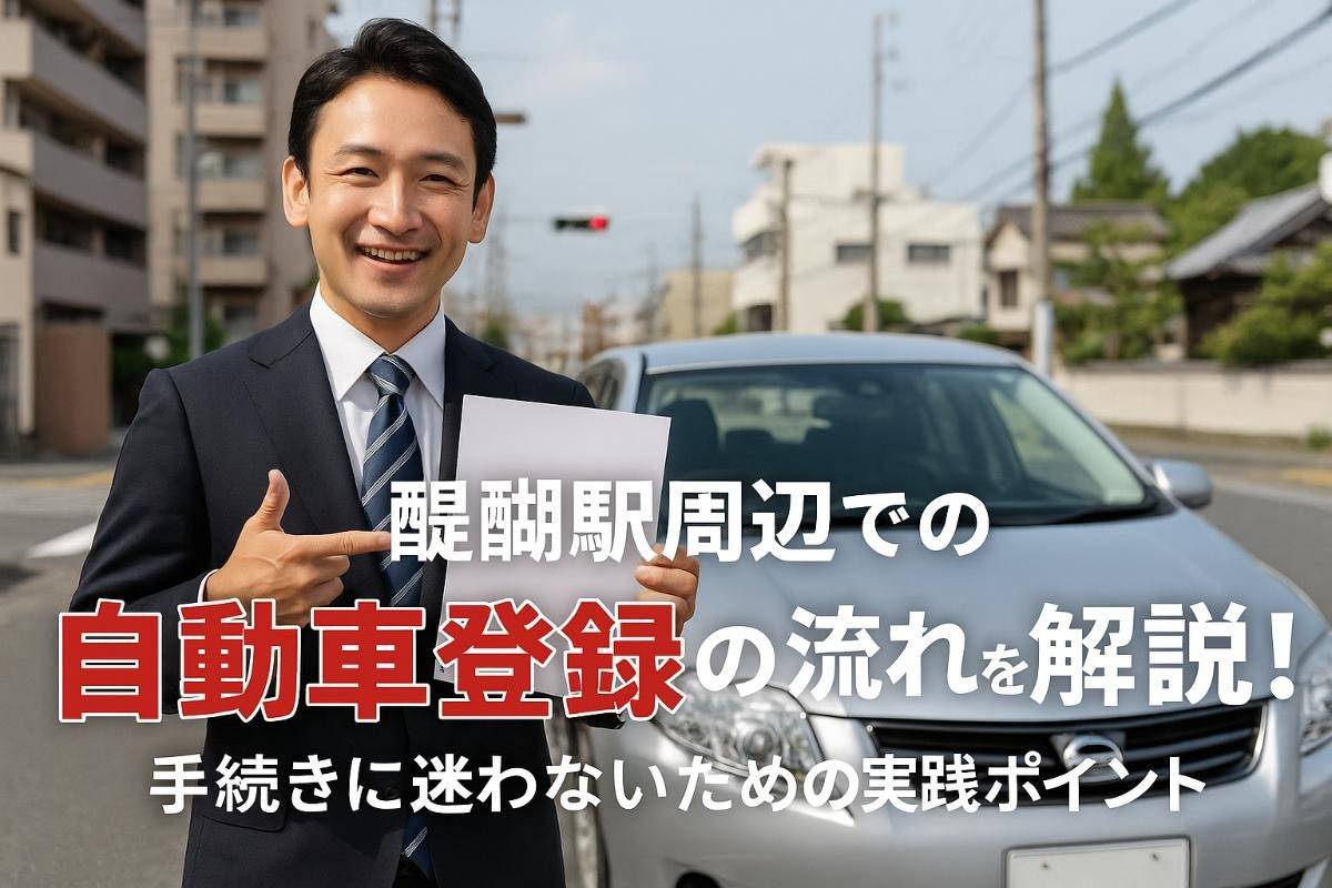 醍醐駅周辺での自動車登録の流れを解説！手続きに迷わないための実践ポイント