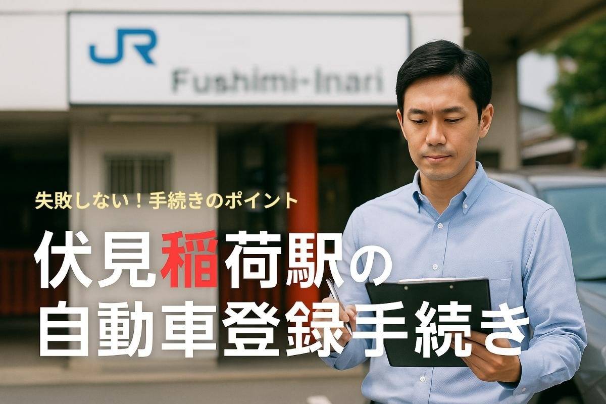 失敗しない自動車登録｜書類不備・手続き遅延防止チェックリストと伏見稲荷駅の手続きポイント