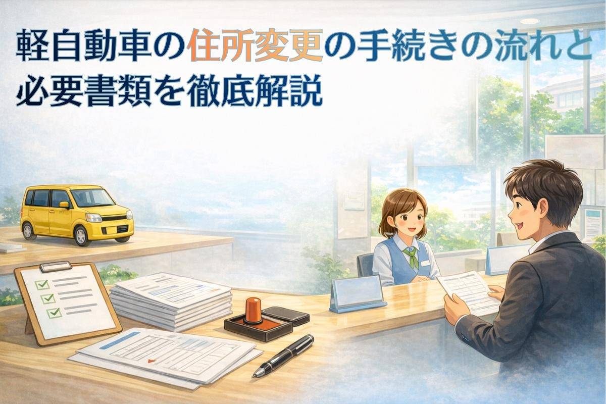 軽自動車の住所変更の手続きの流れと必要書類を徹底解説